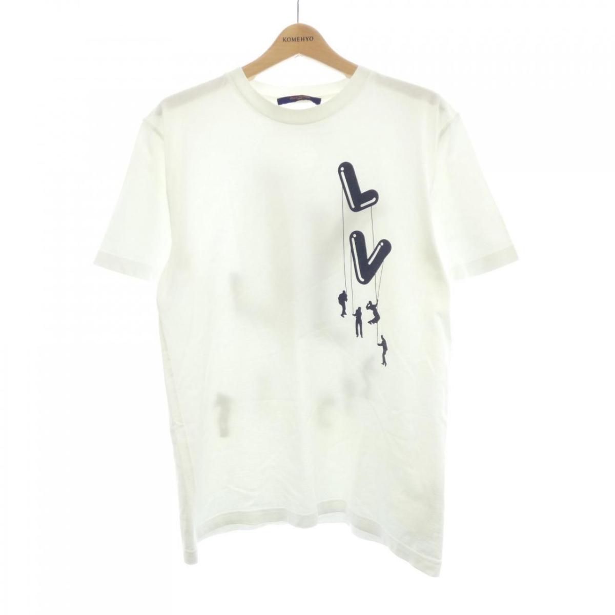 ルイヴィトン LOUIS VUITTON フローティングLVプリンテッドTシャツ HKY86WNPG Tシャツ【中古】
