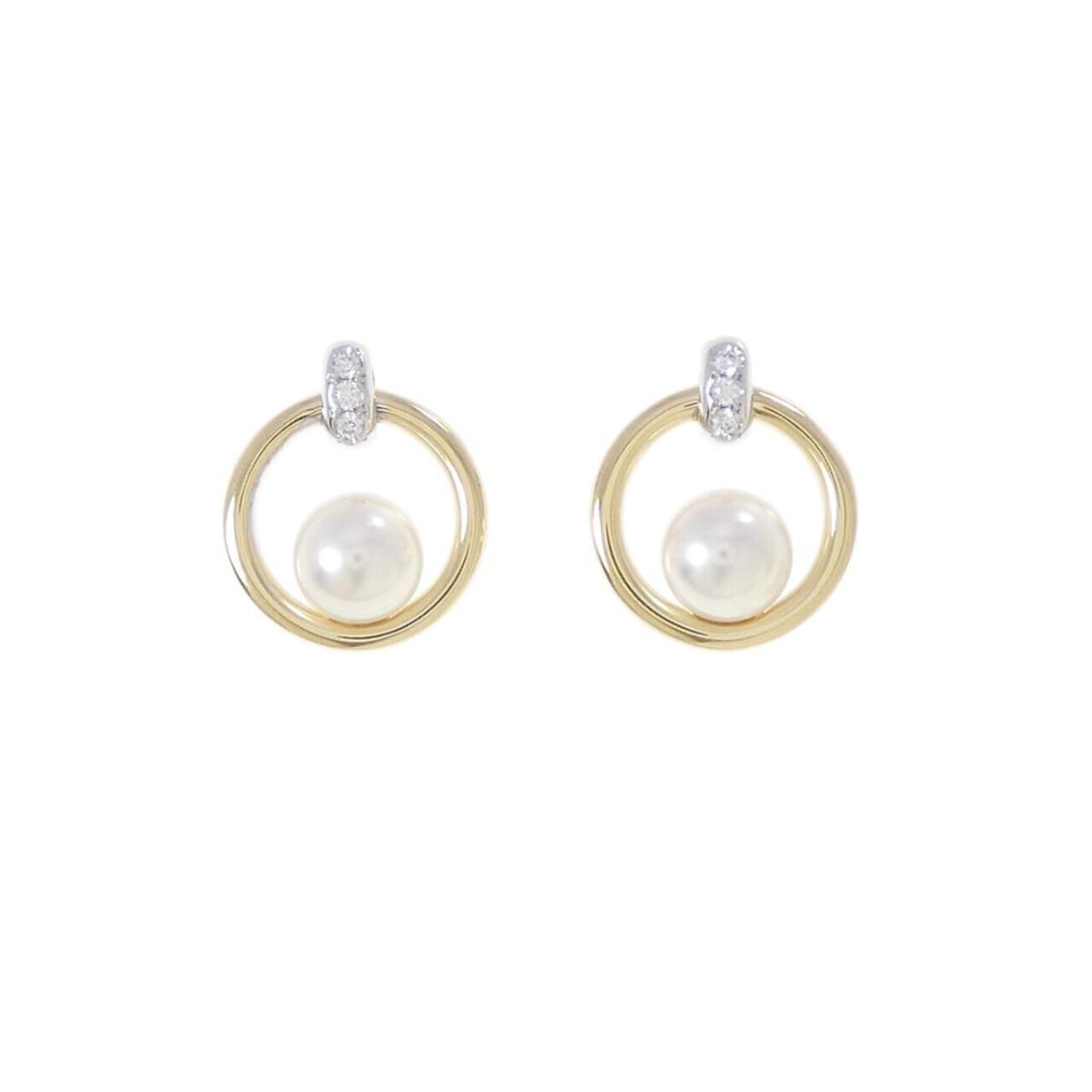 ミキモト アコヤパール ピアス 5.4mm【中古】