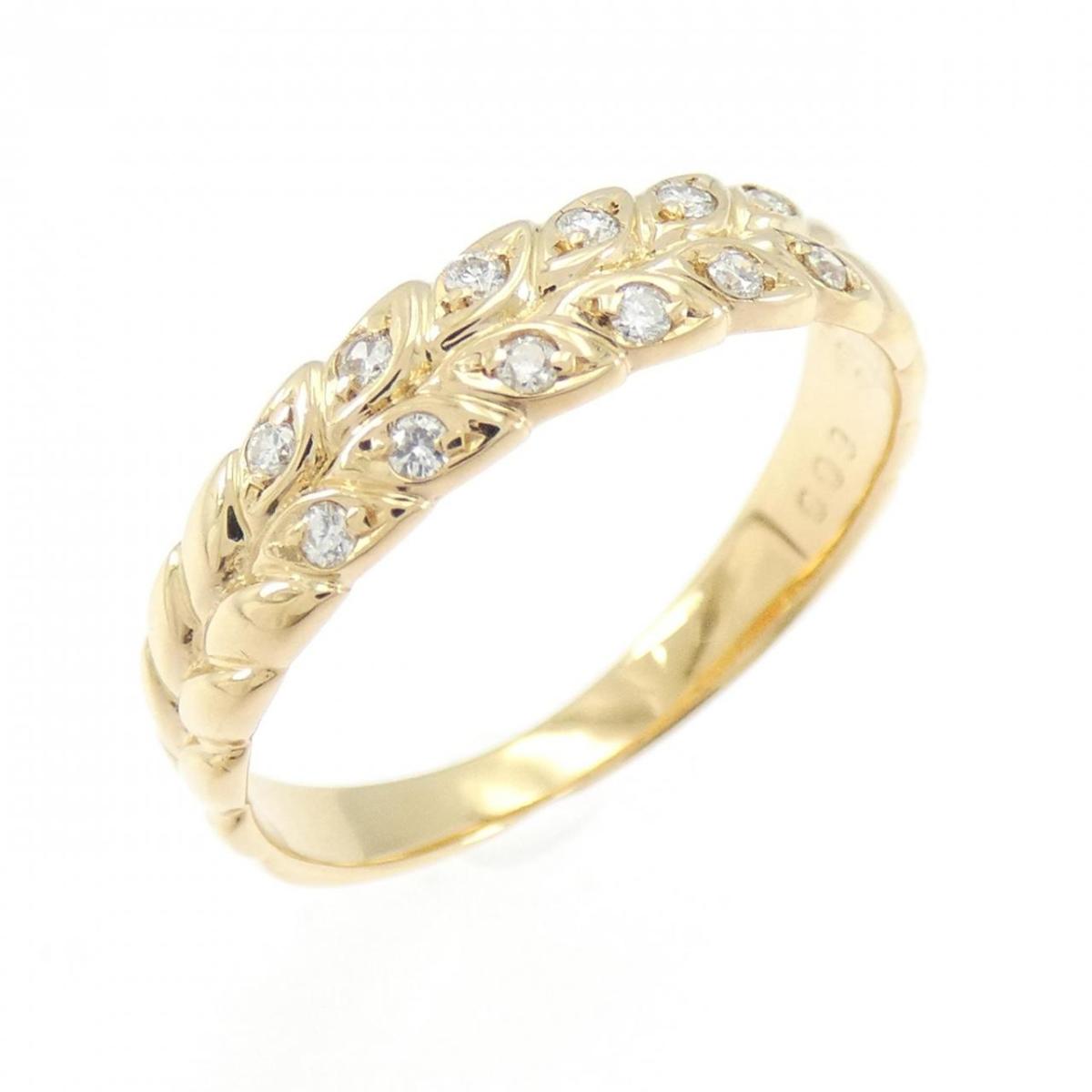 K18YG ダイヤモンド リング 0.09CT【中古】