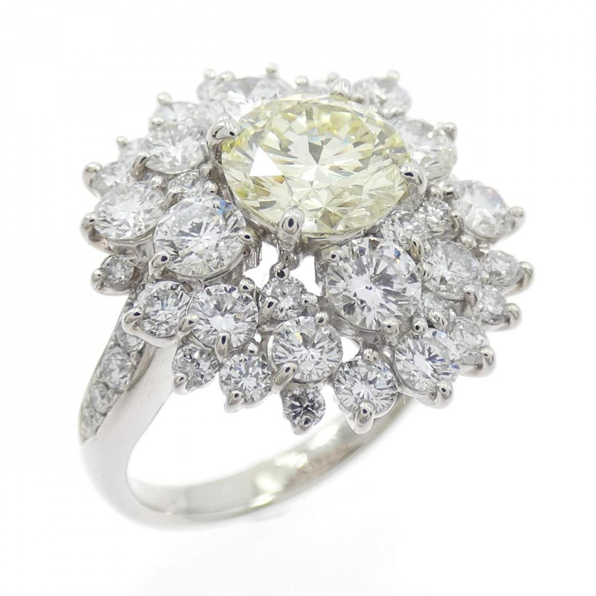 PT900 ダイヤモンド リング 1.247CT LY VS1 VG【中古】｜KOMEHYO ONLINESTORE 店