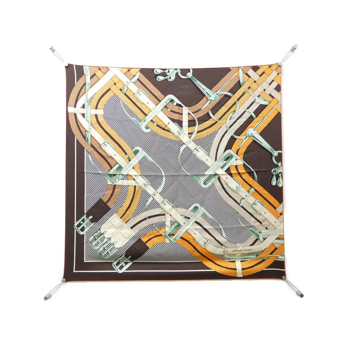 エルメス MORS ET JOUETS カレ スカーフ【中古】｜KOMEHYO ONLINESTORE 店 33,540円