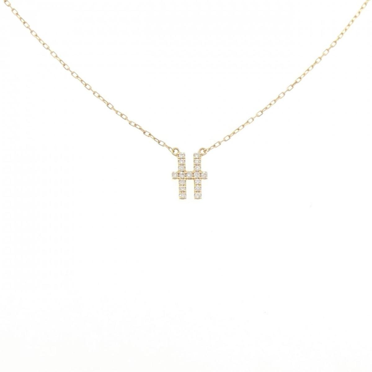 アーカー イニシャル ネックレス 0.07CT【中古】