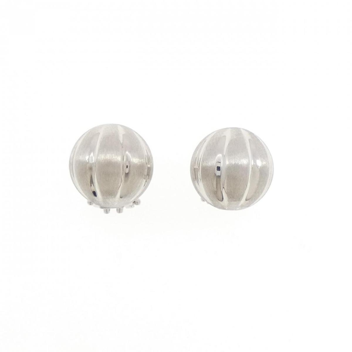 750WG ピアス【中古】