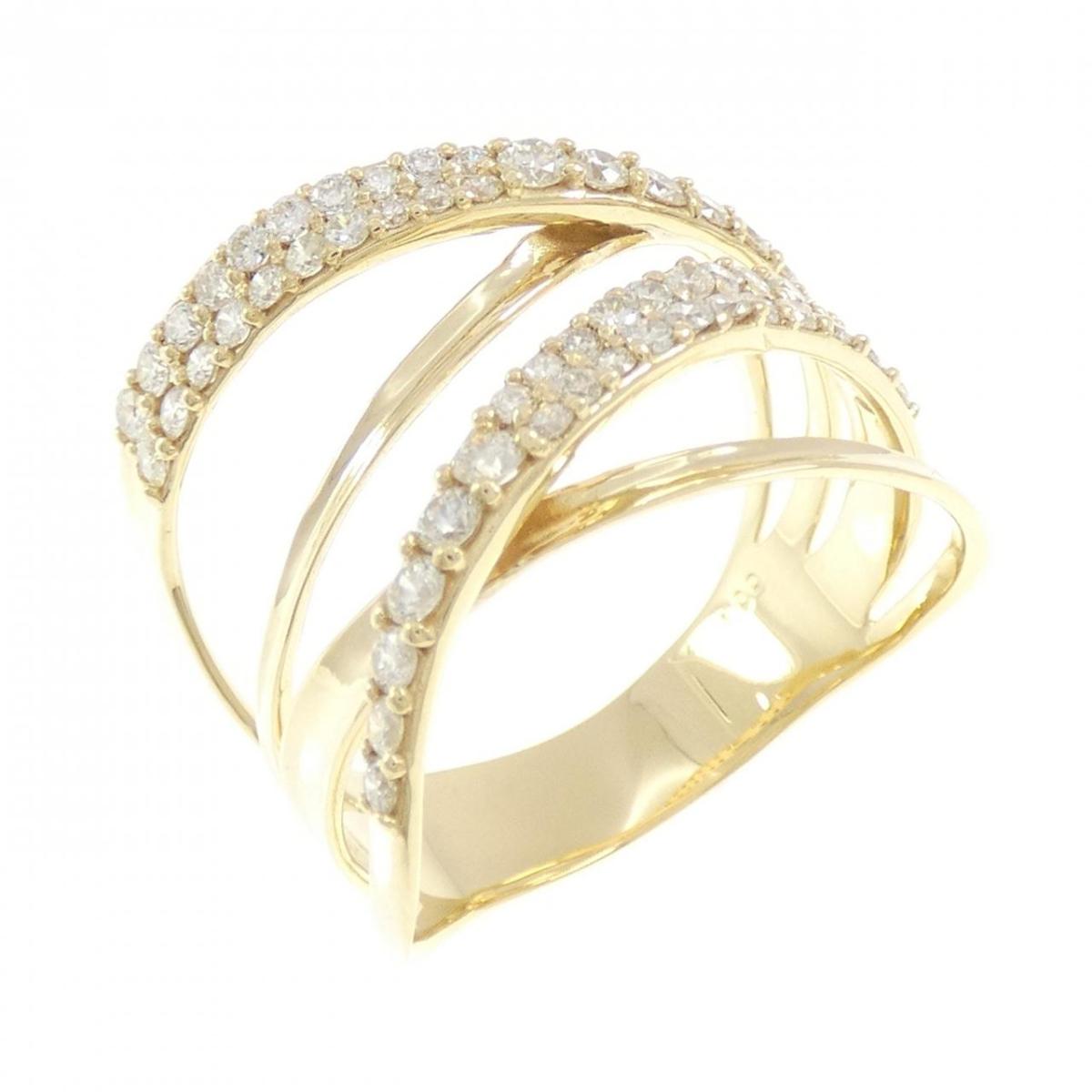 K18YG ダイヤモンド リング 1.00CT【中古】