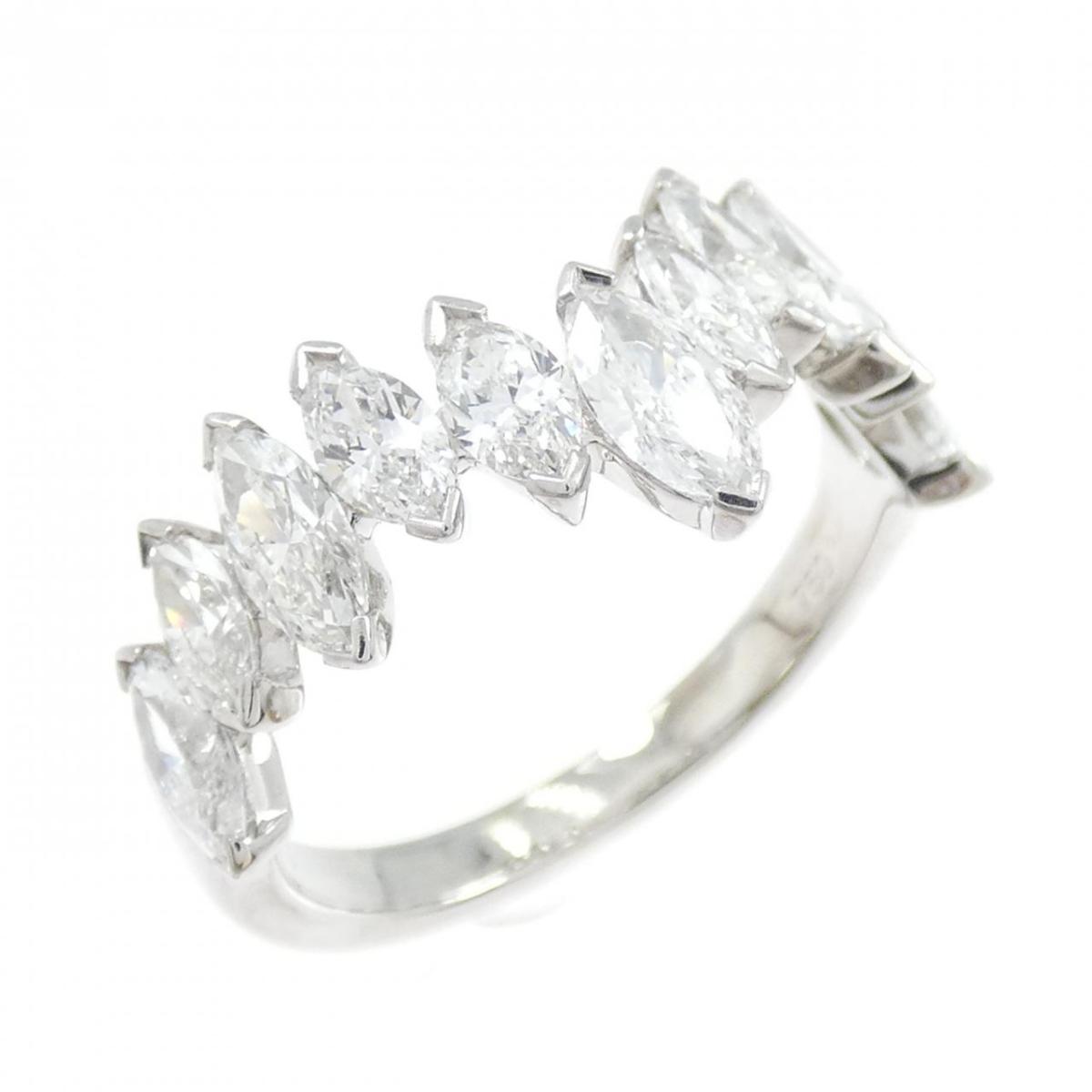 750WG ダイヤモンド リング 1.70CT【中古】