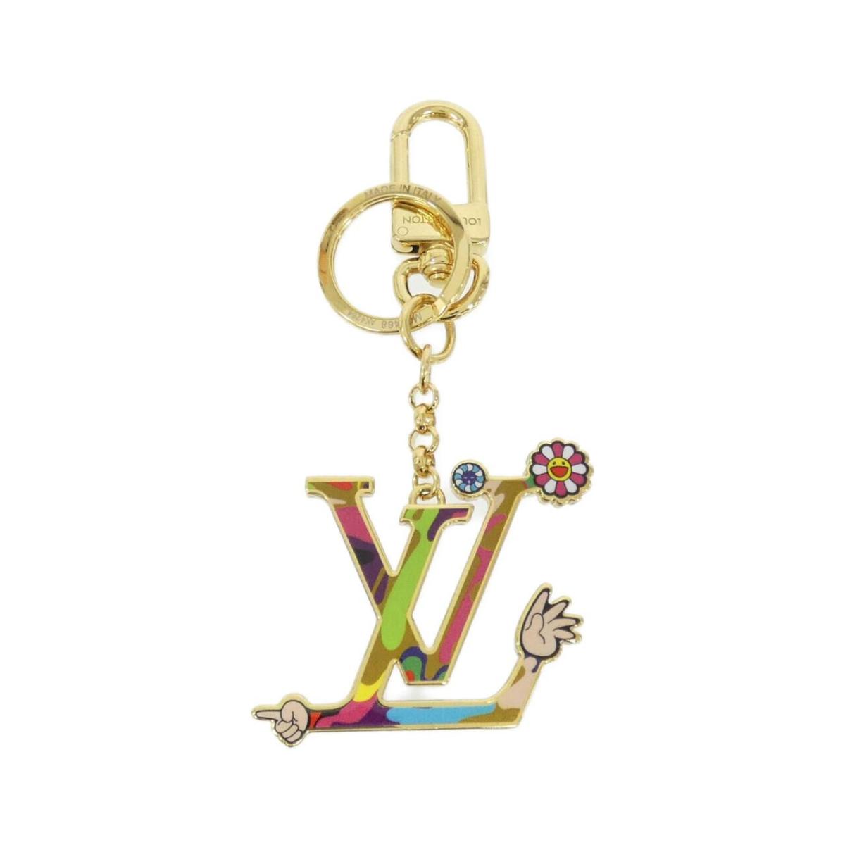 ルイヴィトン キーホルダー LV冷コーニック 百貨店滑っこい M02468 手当たり輪っか【中古】