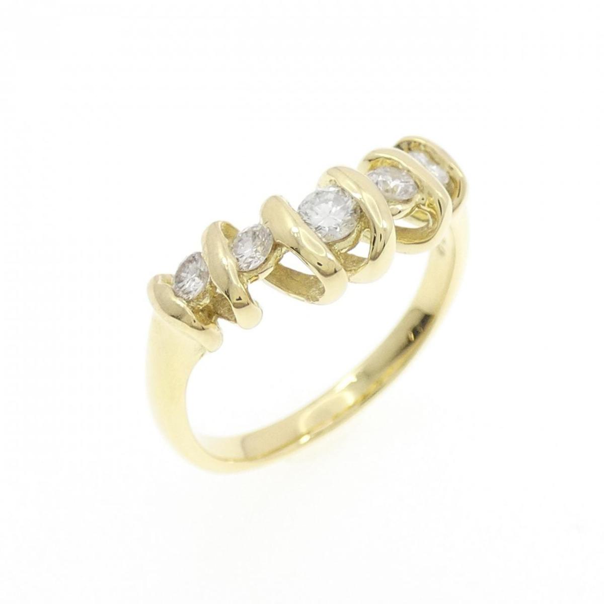 K18YG ダイヤモンド リング 0.31CT【中古】