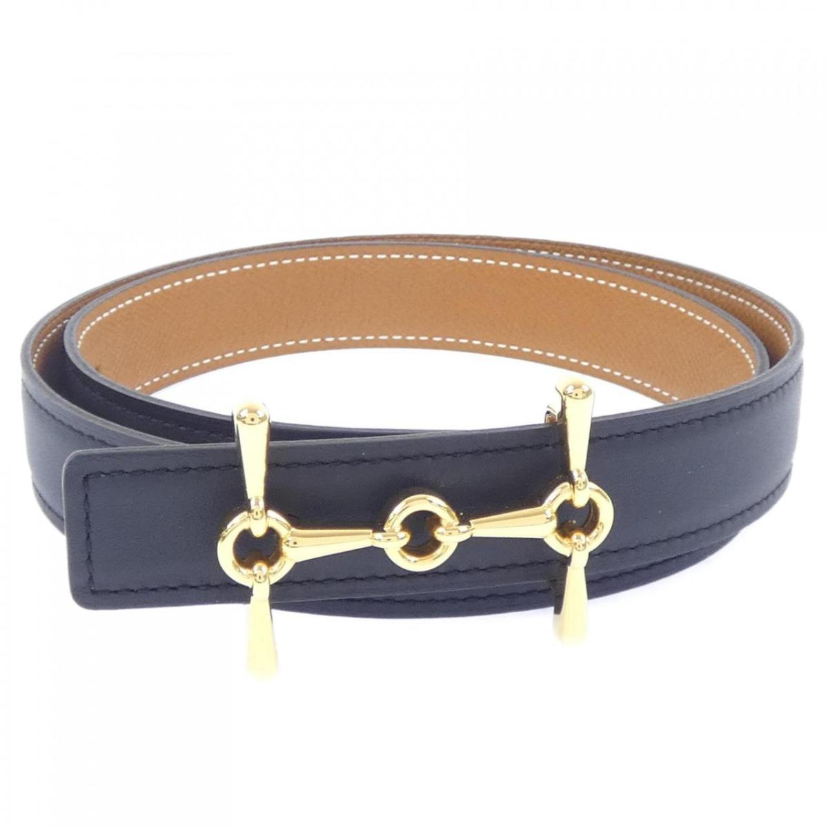 エルメス HERMES Hエケストル 24粍 リヴァーシブル BELT【中古】