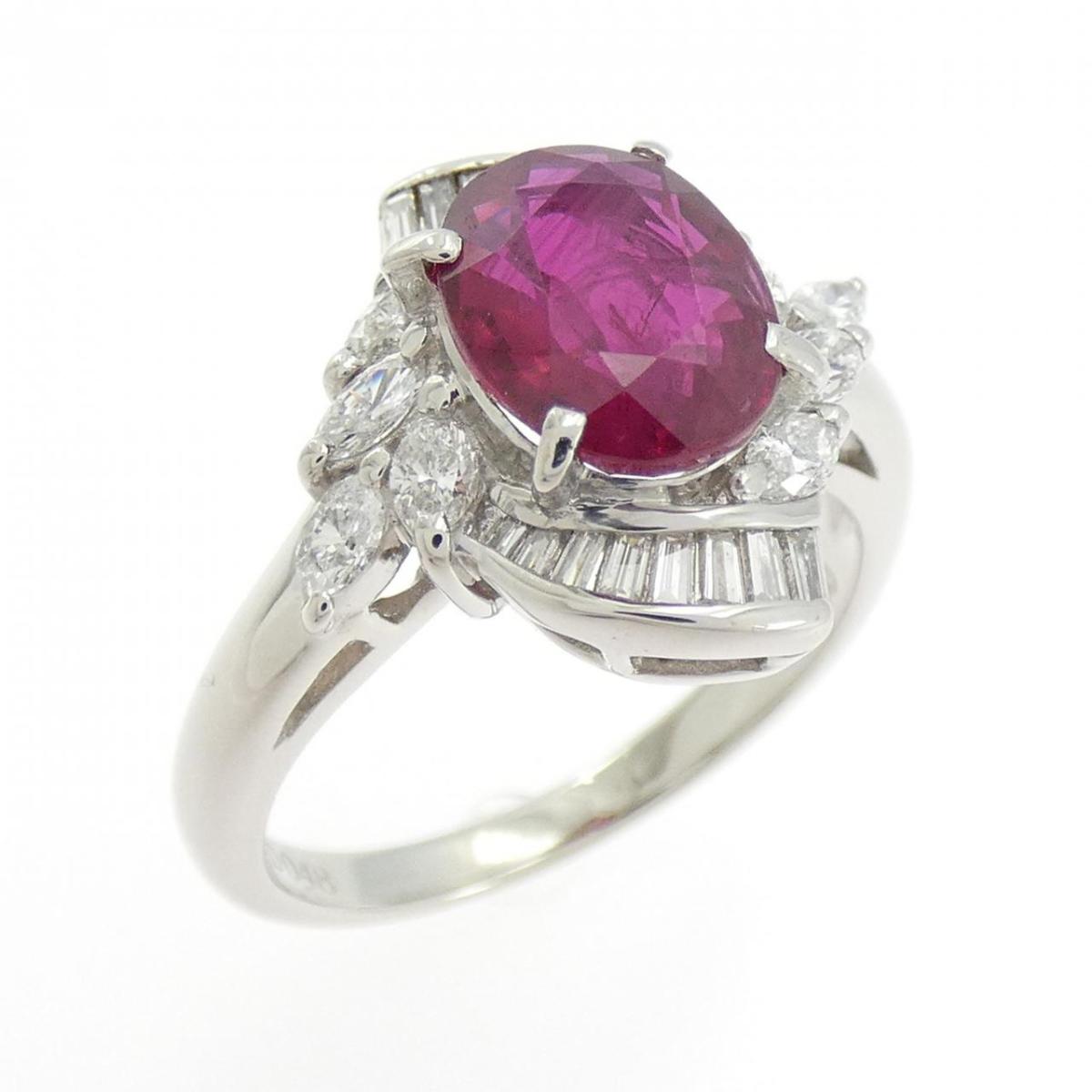 PT900 ルビー リング 2.02CT【中古】|KOMEHYO ONLINESTORE 店