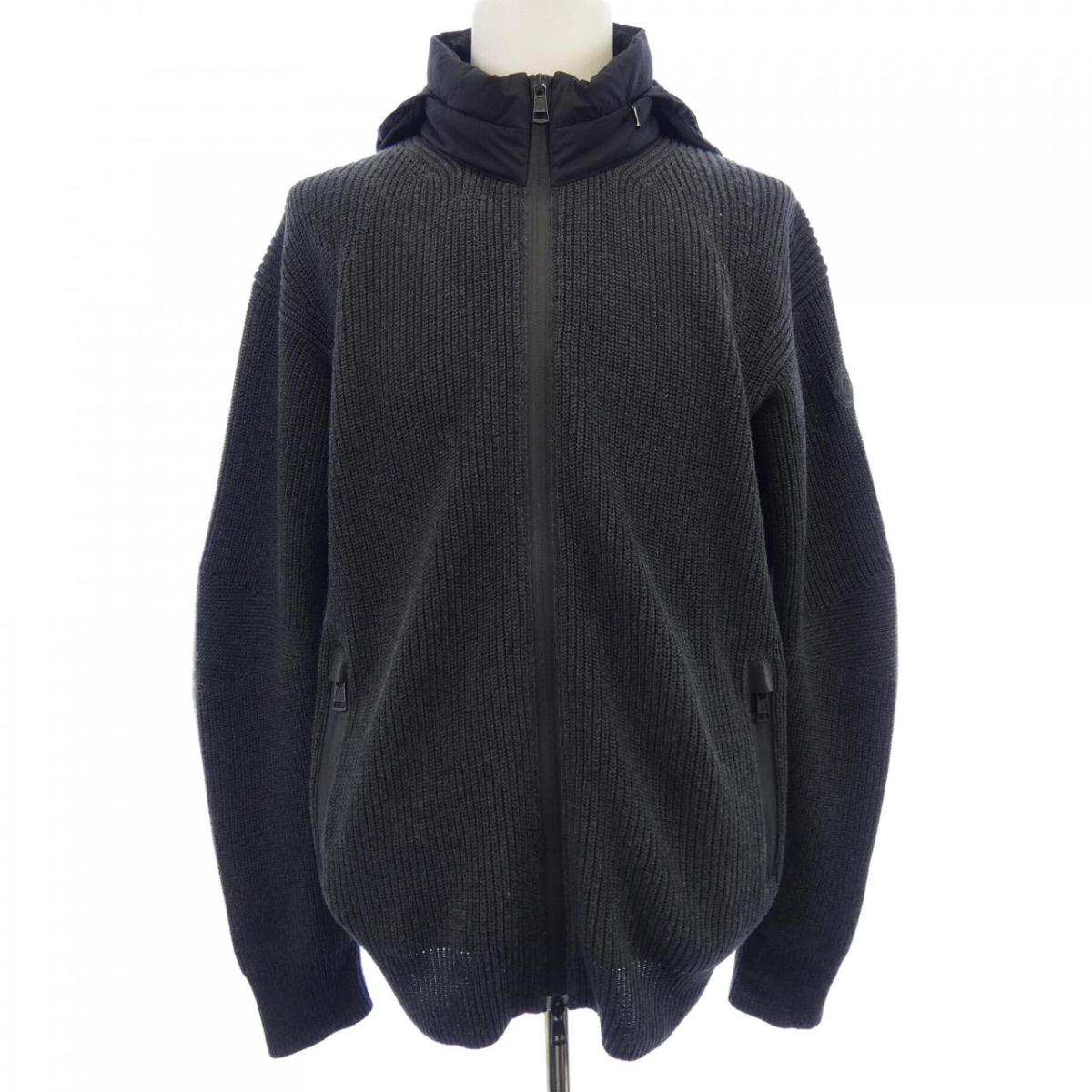 モンクレール MONCLER MONCLER GENIUS 2 1952 LUPETTO カーディガン 衣料品 トップス ウール カシミヤ レディース ベージュ系 / ホワイト系 【中古】 MONCLER - モンクレール MONCLER MONCLER GENIUS 2 1952 LUPETTO