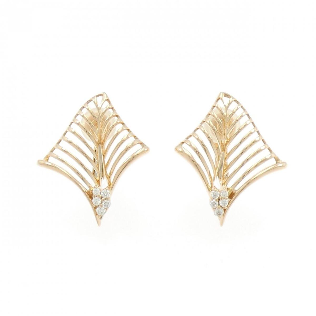 ジュネ ダイヤモンド イヤリング 0.20CT【中古】