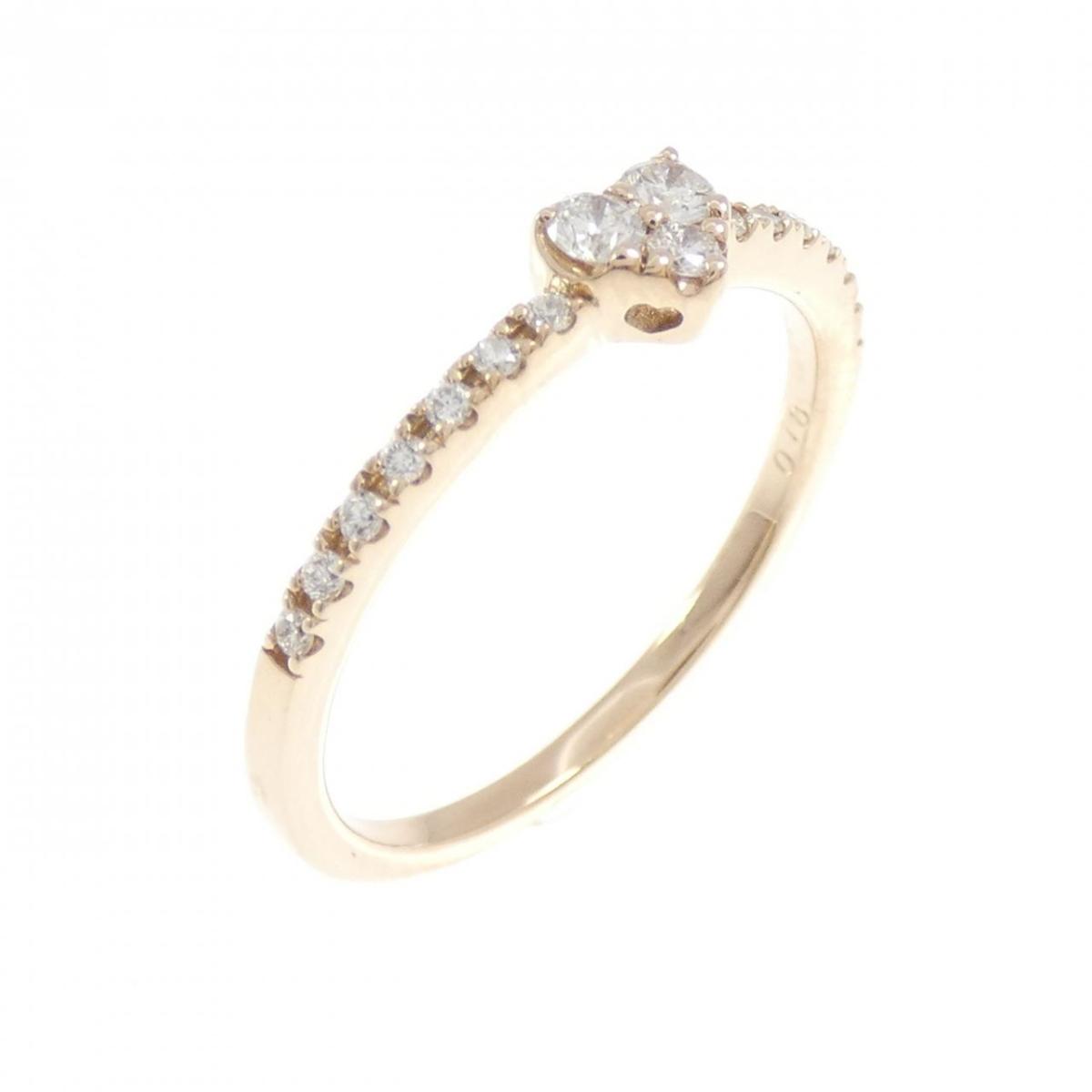 ポンテヴェキオ ハート リング 0.18CT【中古】