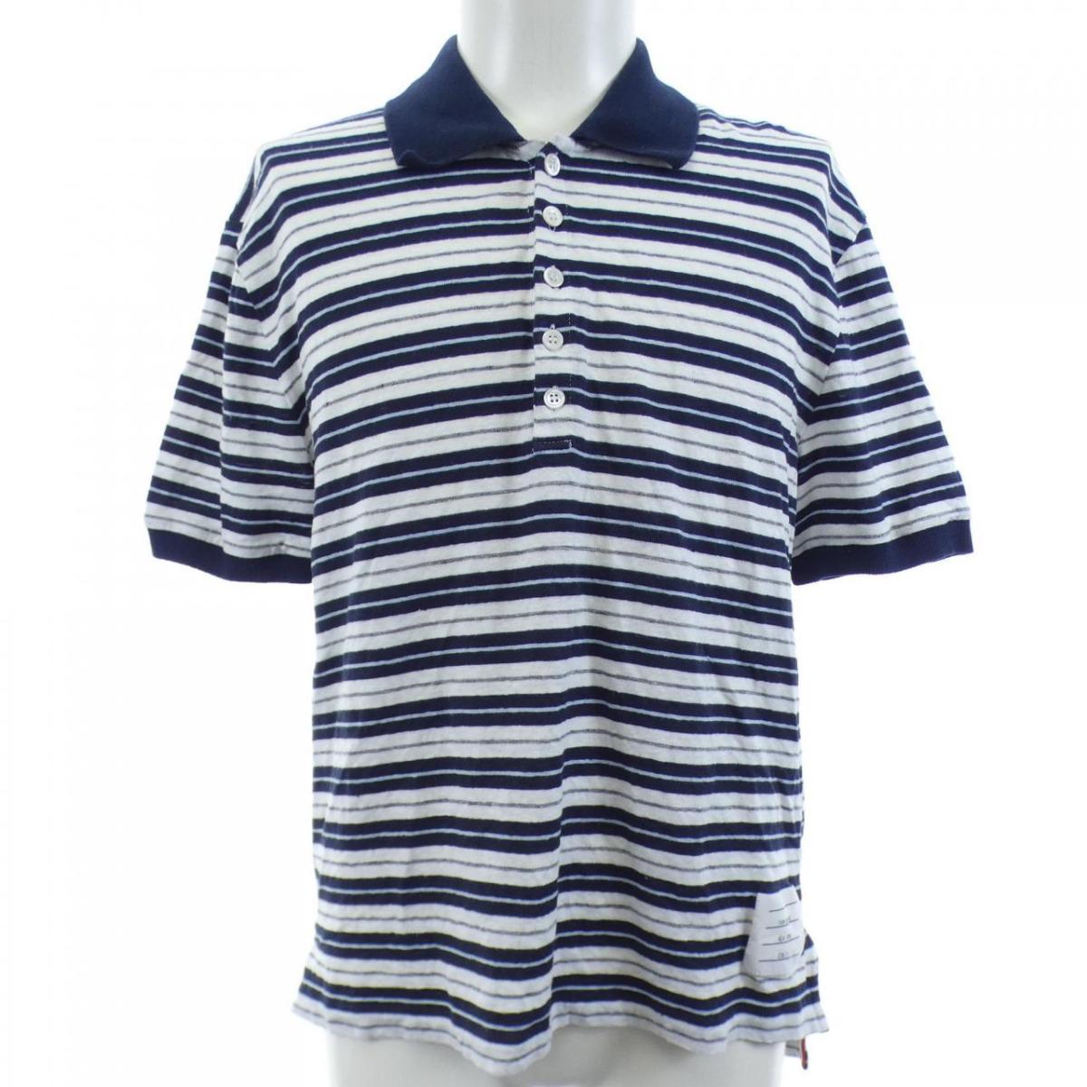 トムブラウン THOM BROWNE MJP191A-J0120 ポロシャツ【中古】