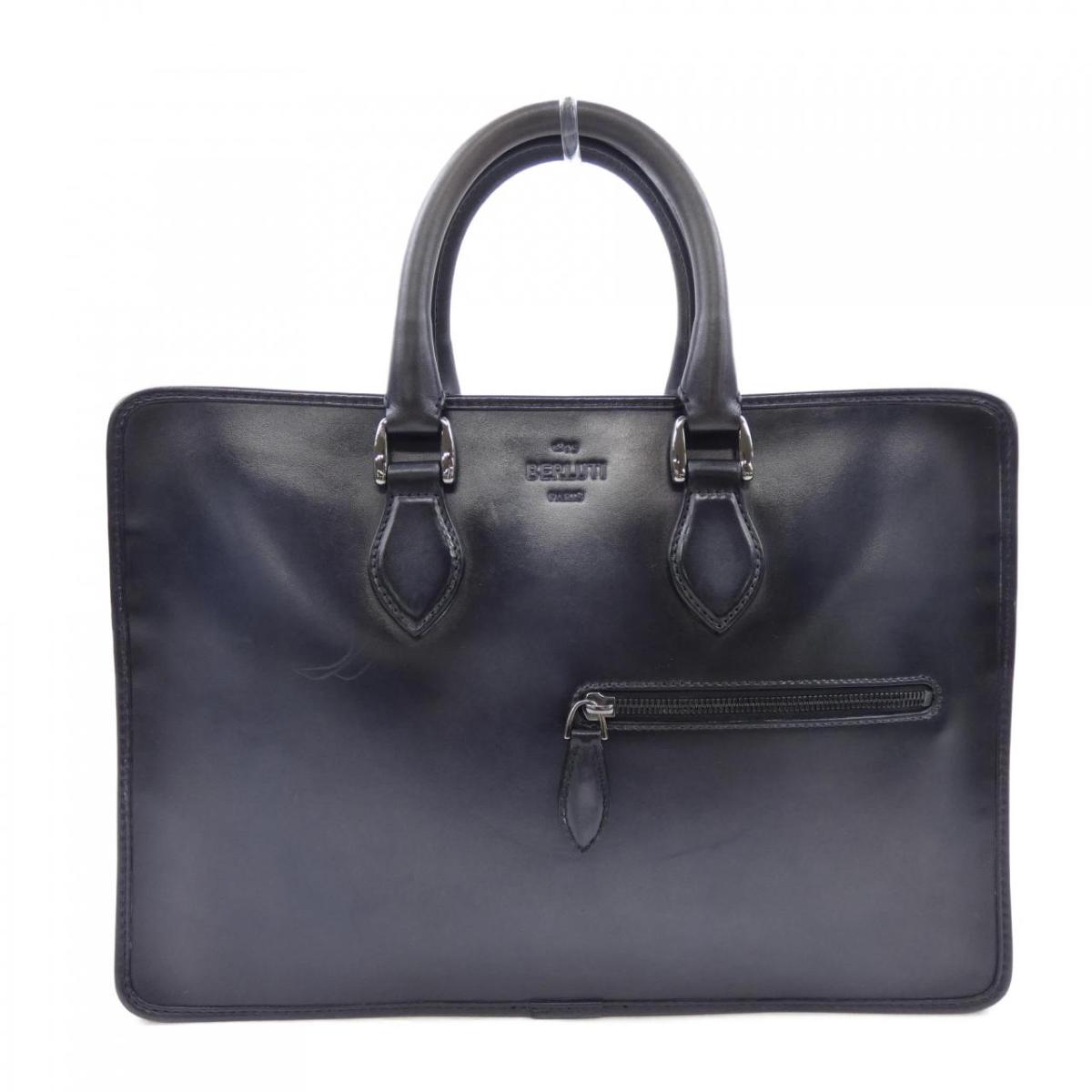 ベルルッティ Berluti スモールサイズノアンジュールレザーブリーフ BAG【中古】