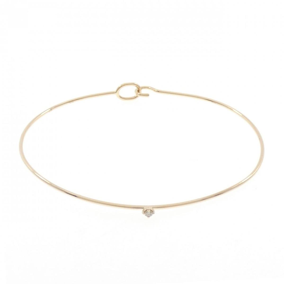 アガット ダイヤモンド バングル 0.02CT【中古】