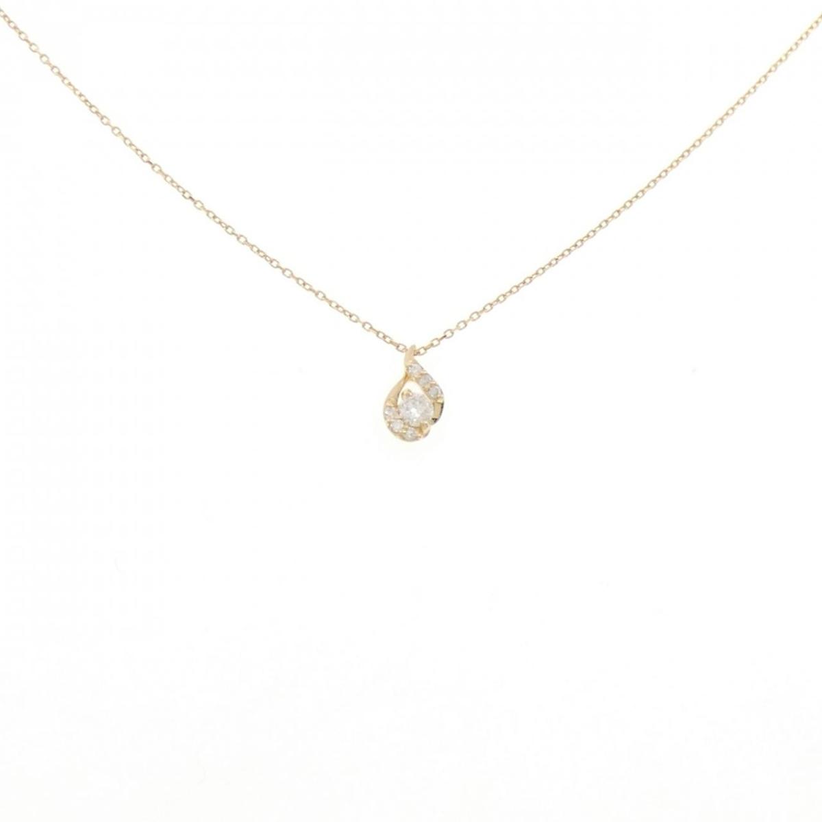 K18YG ダイヤモンド ネックレス 0.10CT【中古】｜KOMEHYO ONLINESTORE 店 36,140円
