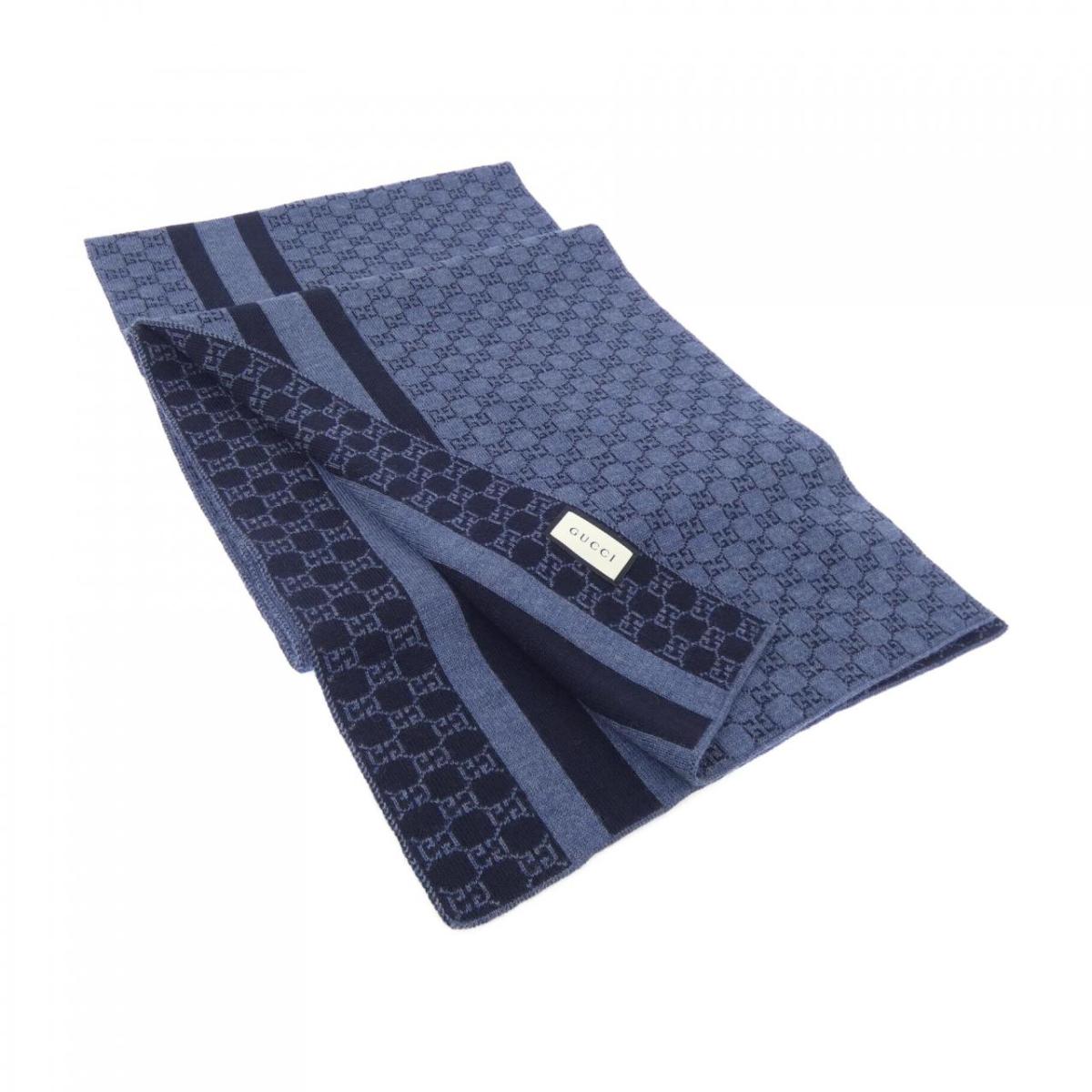 グッチ GUCCI 438253 3G206 MUFFLER【中古】
