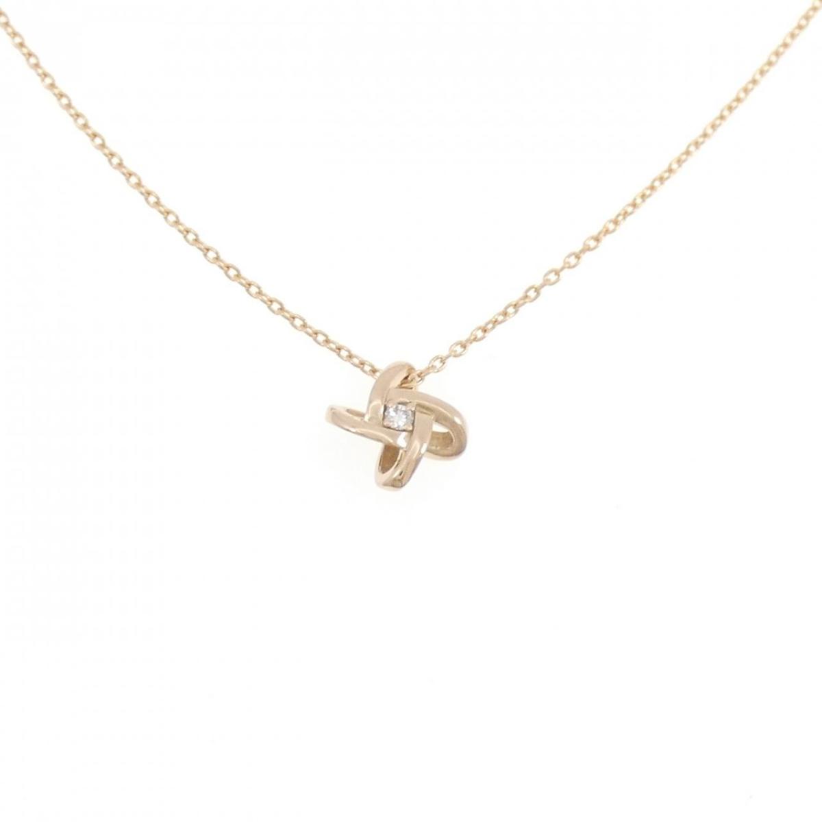 ニワカ ダイヤモンド ネックレス 0.02CT【中古】