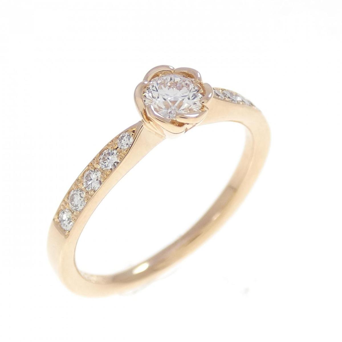 K18PG ダイヤモンド リング 0.219CT【中古】