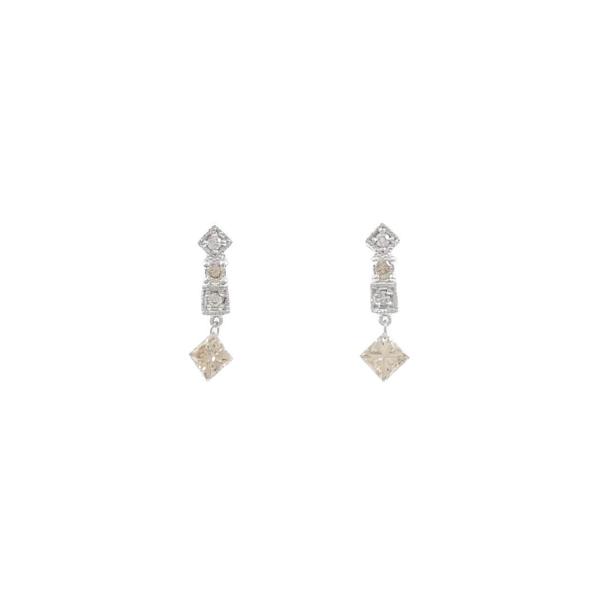 K18WG ダイヤモンド ピアス 0.30CT【中古】｜KOMEHYO ONLINESTORE 店