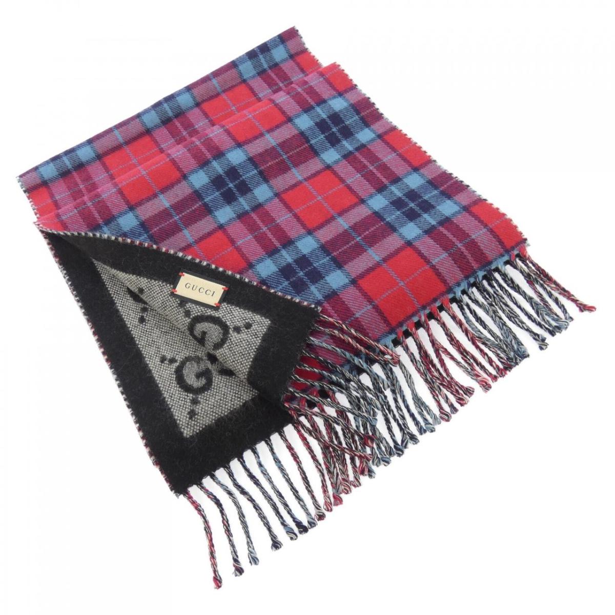 グッチ GUCCI 713143 3GAJC MUFFLER【中古】