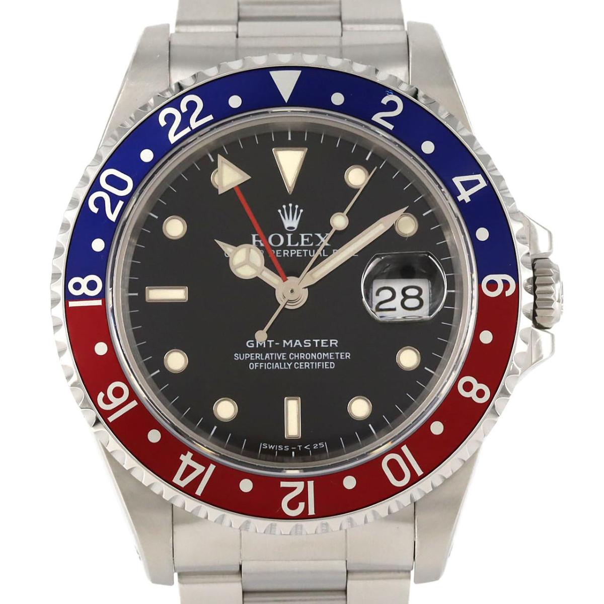 ロレックス GMTマスター 16700 SS 自動巻 X番【中古】