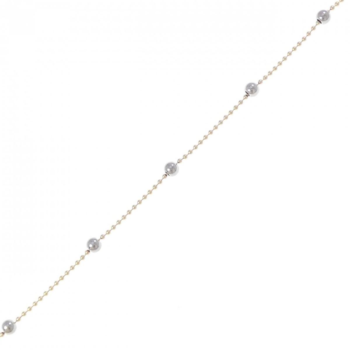 K18YG/PT850 ブレスレット【中古】