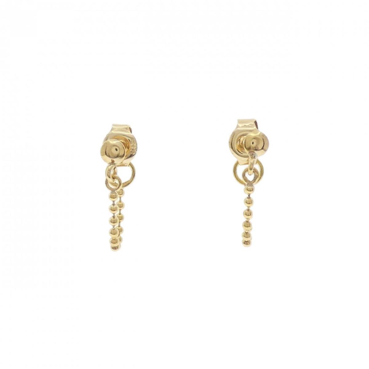 K18YG ピアス【中古】