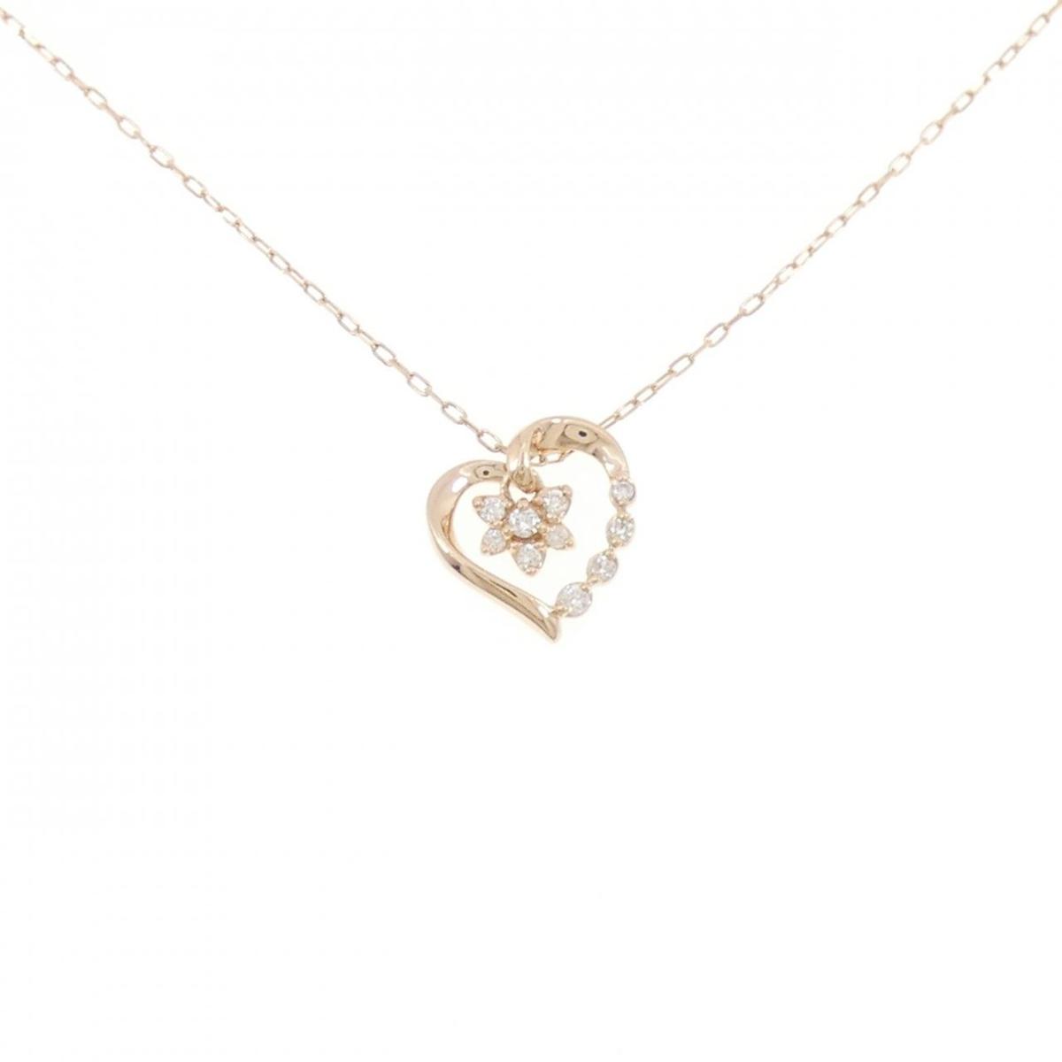 4゜C ダイヤモンド ネックレス【中古】