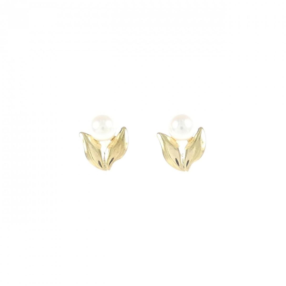 K18YG アコヤパール ピアス 3.3mm【中古】