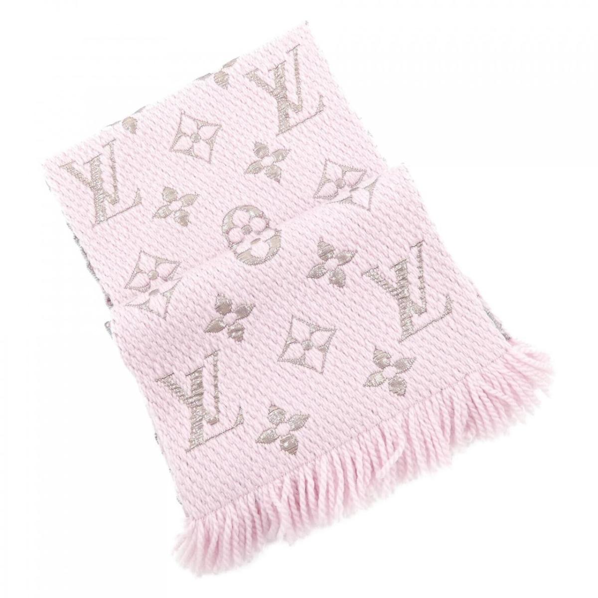 ルイヴィトン LOUIS VUITTON エシャルプ ロゴタイプ気違い シャイン M70466 MUFFLER【中古】