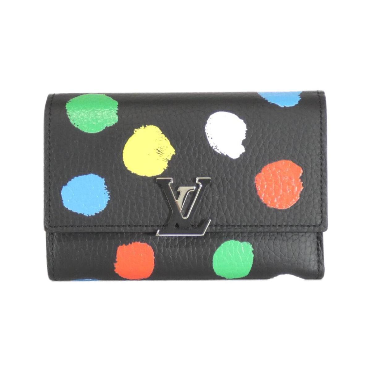 ルイヴィトン トリヨン(LV X YK) ポルトフォイユ カプシーヌ パウダーコンパクト M81963 金入れ【中古】