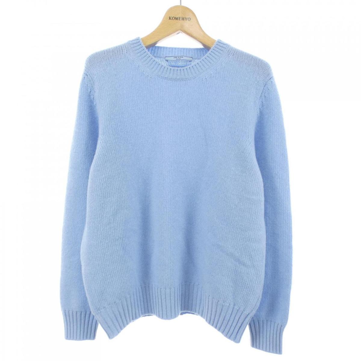 プラダ PRADA トライアングルロゴ P24A3Z S232 13XA ニット【中古】