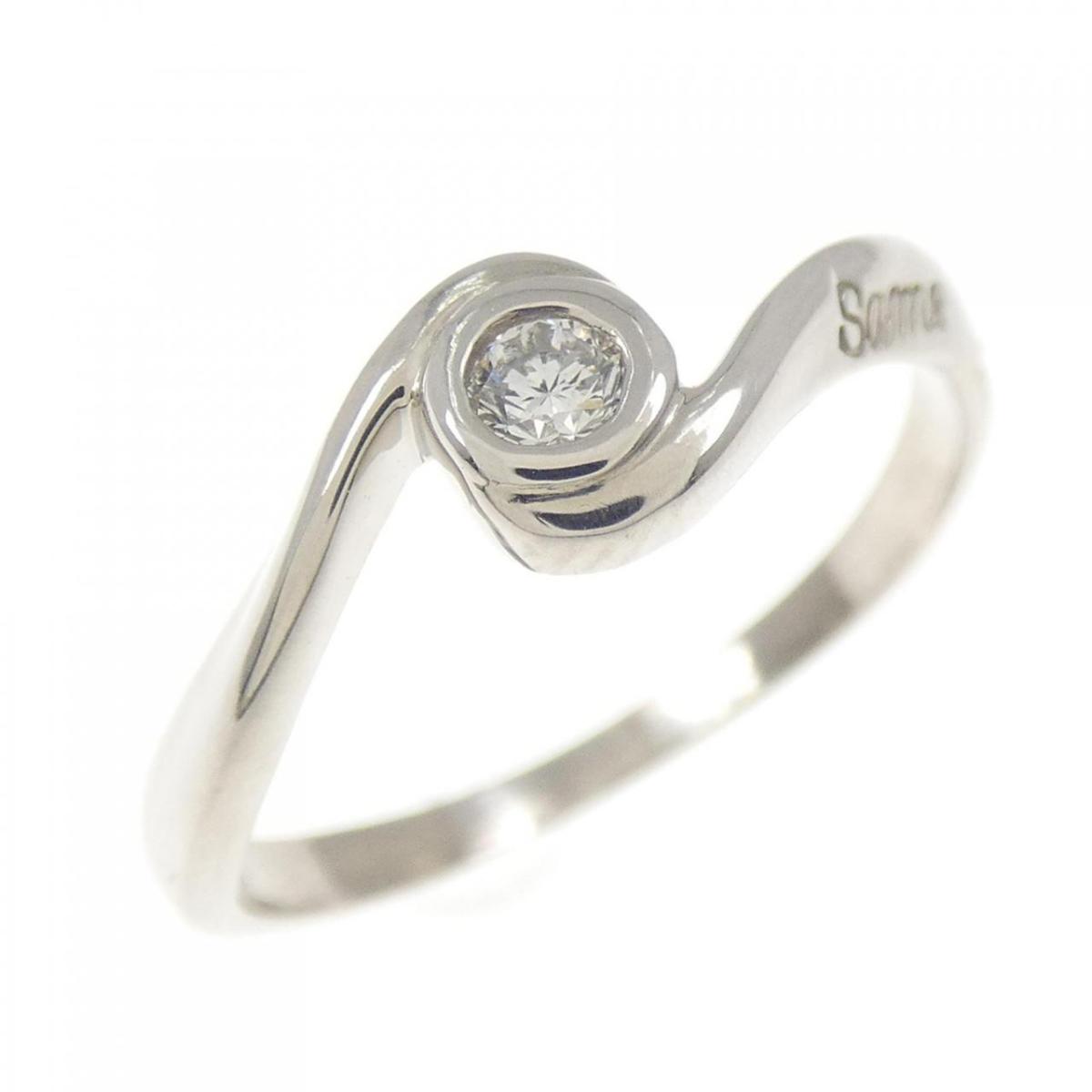 PT900 ダイヤモンド リング 0.07CT【中古】