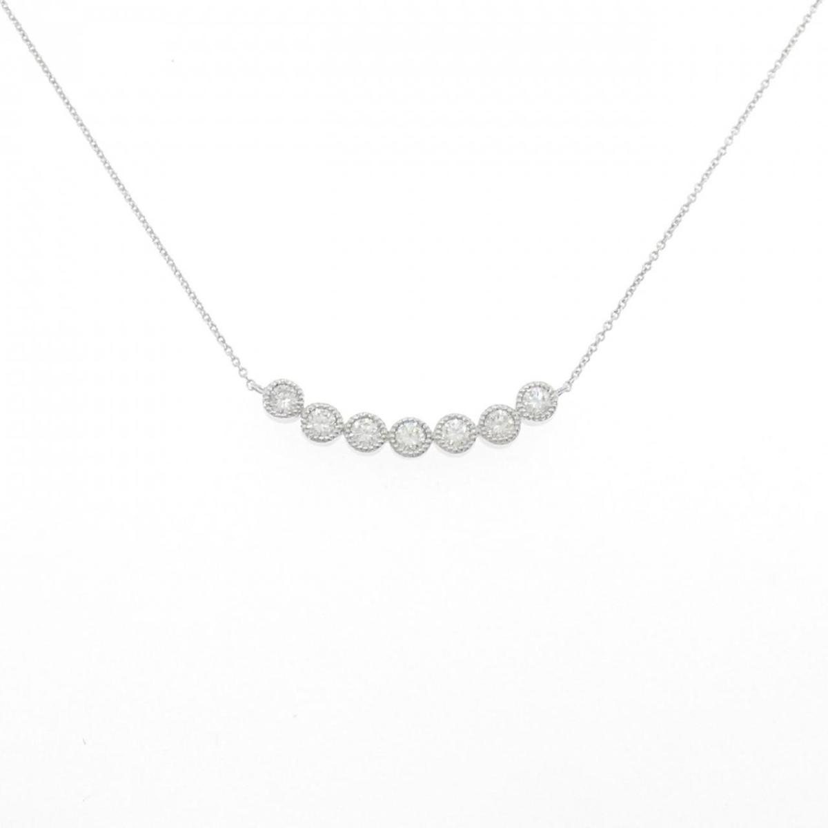 K18WG ダイヤモンド ネックレス 0.56CT【中古】｜KOMEHYO ONLINESTORE 店