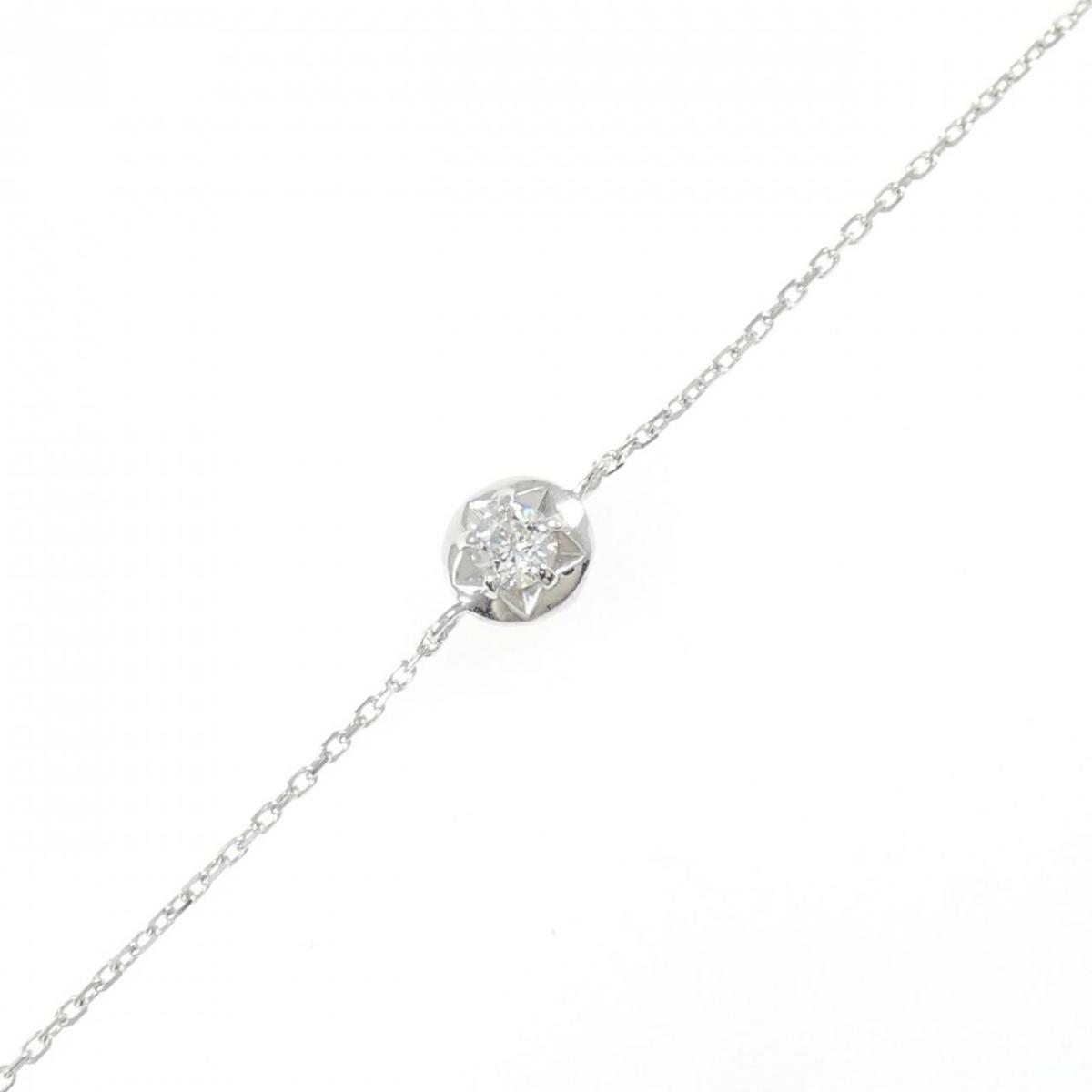 K18WG ダイヤモンド ブレスレット 0.092CT【中古】 31,590円
