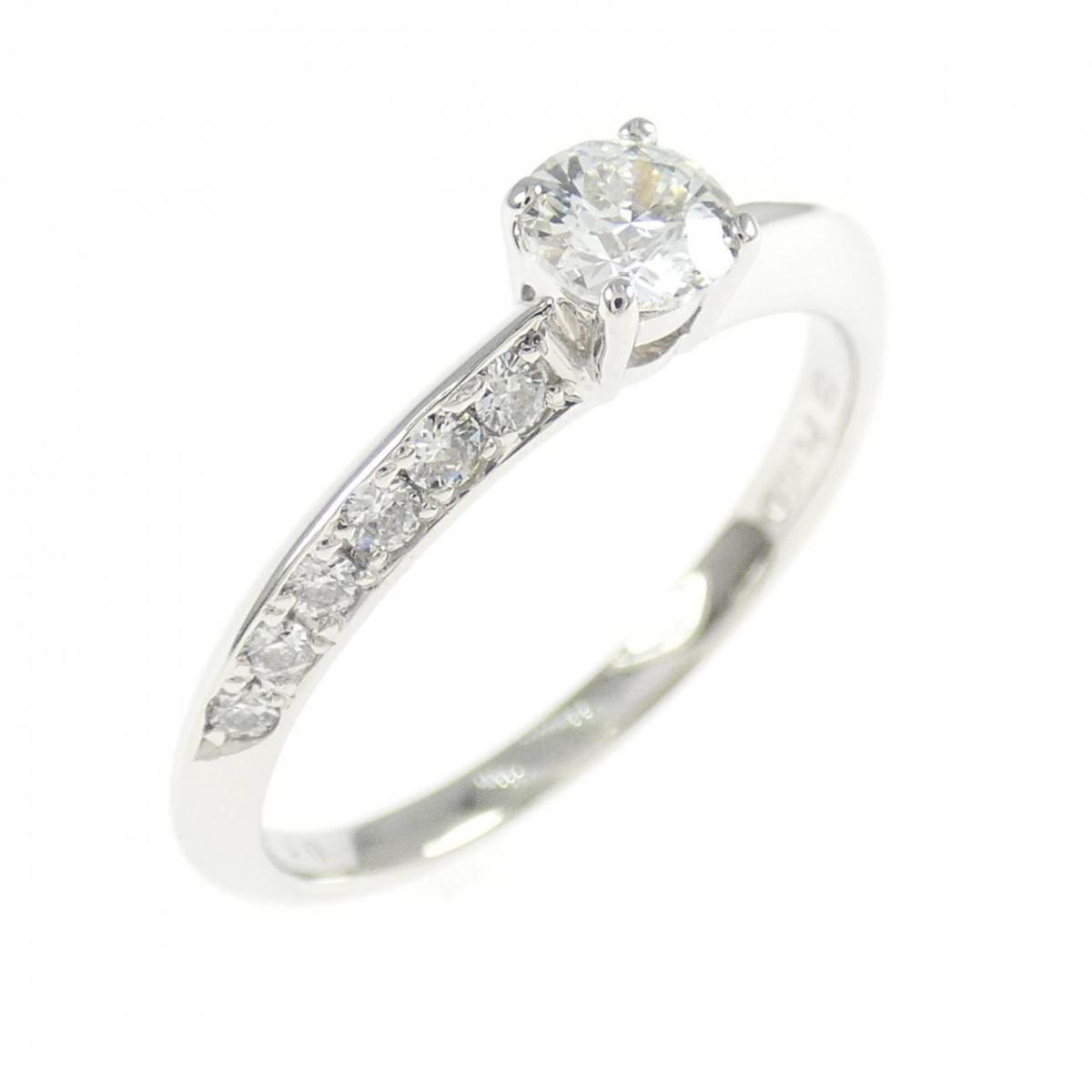 PT900 ダイヤモンド リング 0.242CT H VS2 Fair【中古】 60,830円