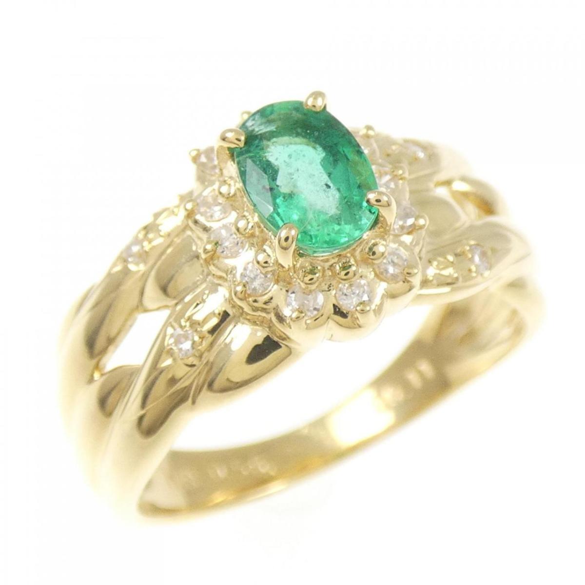 K18YG エメラルド リング 0.56CT【中古】|KOMEHYO ONLINESTORE 店