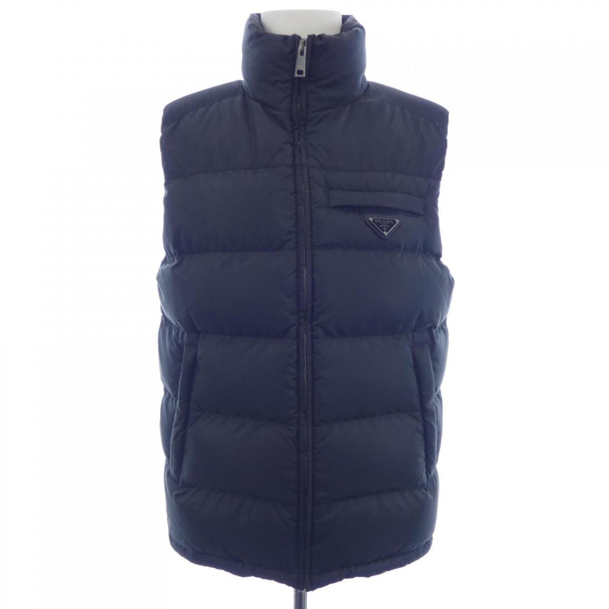 プラダ PRADA トライアングルロゴ SGJ191 R132 1060 ダウンベスト【中古】|KOMEHYO ONLINESTORE 店