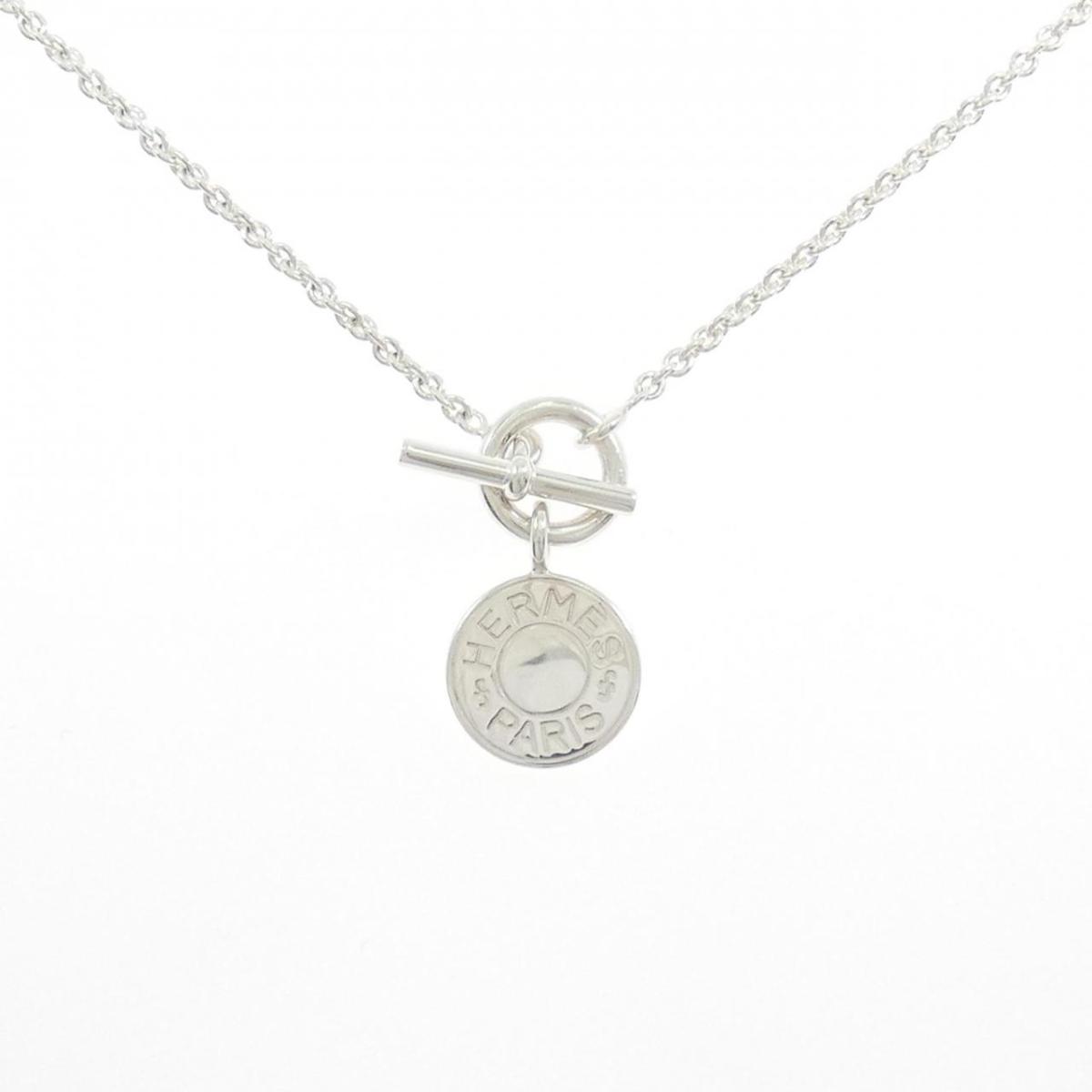 エルメス アミュレット H コンフェッティ ネックレス【中古】