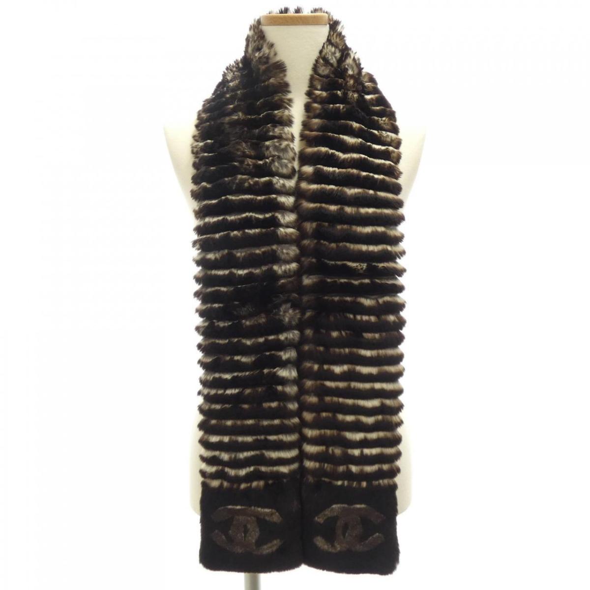 シャネル CHANEL MUFFLER【中古】