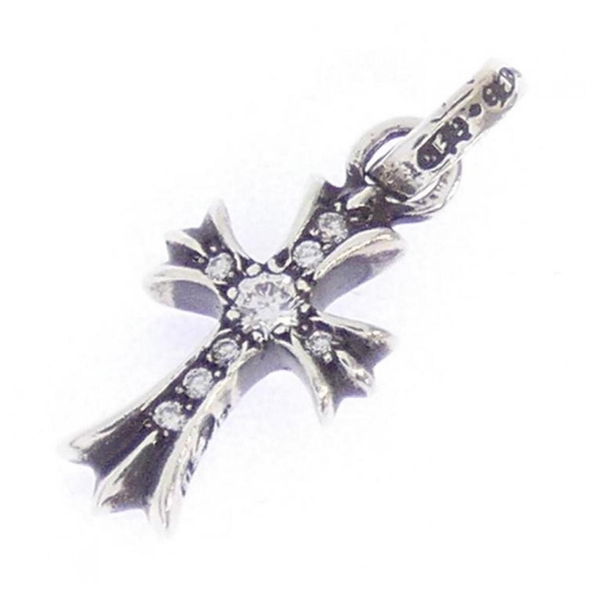 クロムハーツ CHROME HEARTS CH CROSS BABY FAT PAVE DMND ベイビーファット 202033722SLVXXX036 ペンダント【中古】