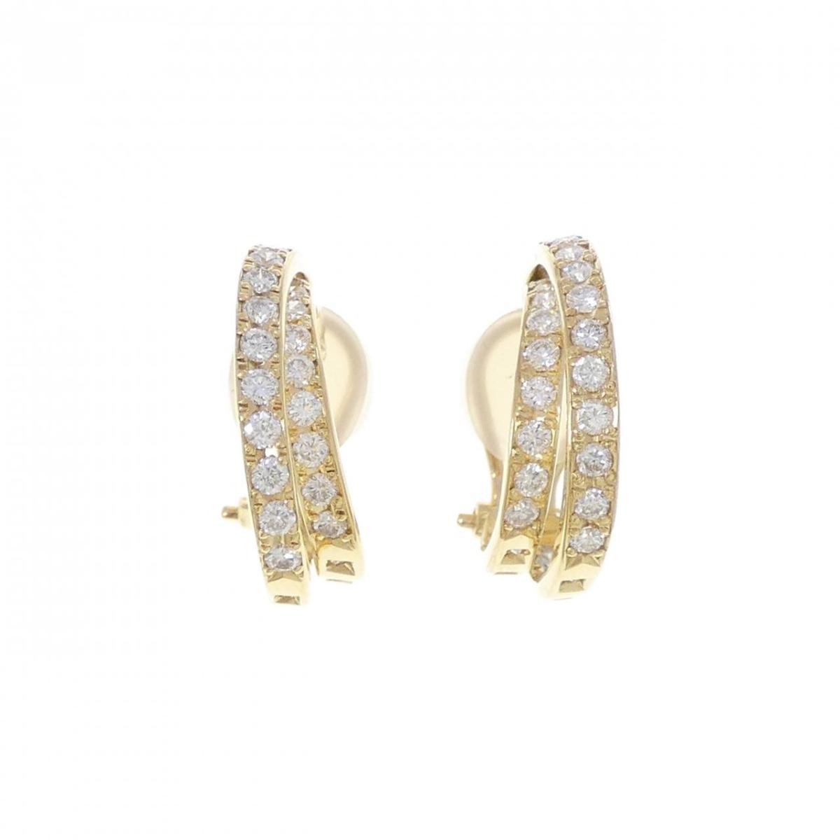 K18YG ダイヤモンド イヤリング 1.30CT【中古】