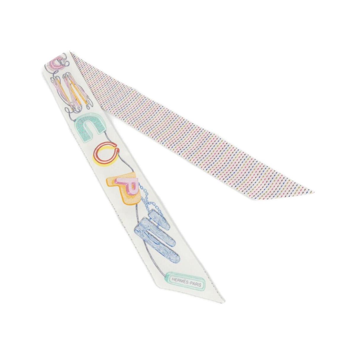 エルメス CHEVALOSCOPE NEON ツイリー 853954S スカーフ【中古】