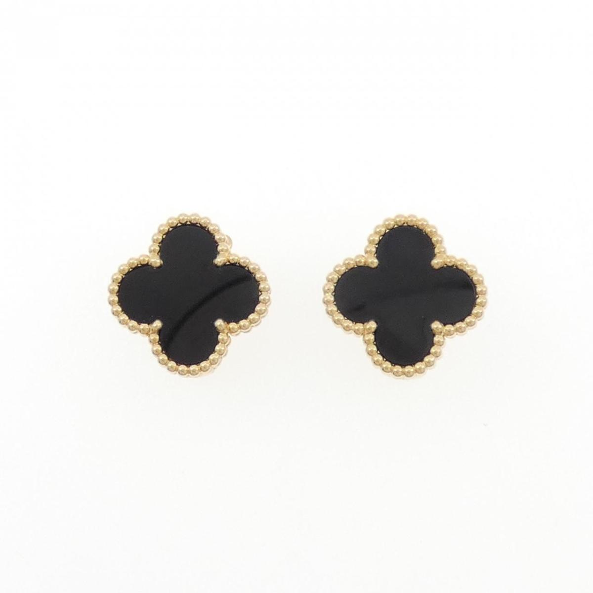 ヴァンクリーフ&アーペル ヴィンテージアルハンブラ ピアス【中古】