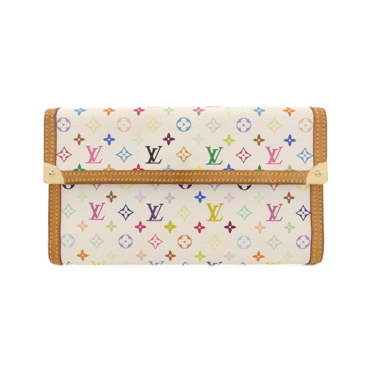 ルイヴィトン マルチカラー ポルト トレゾール インターナショナル M92659 財布【中古】