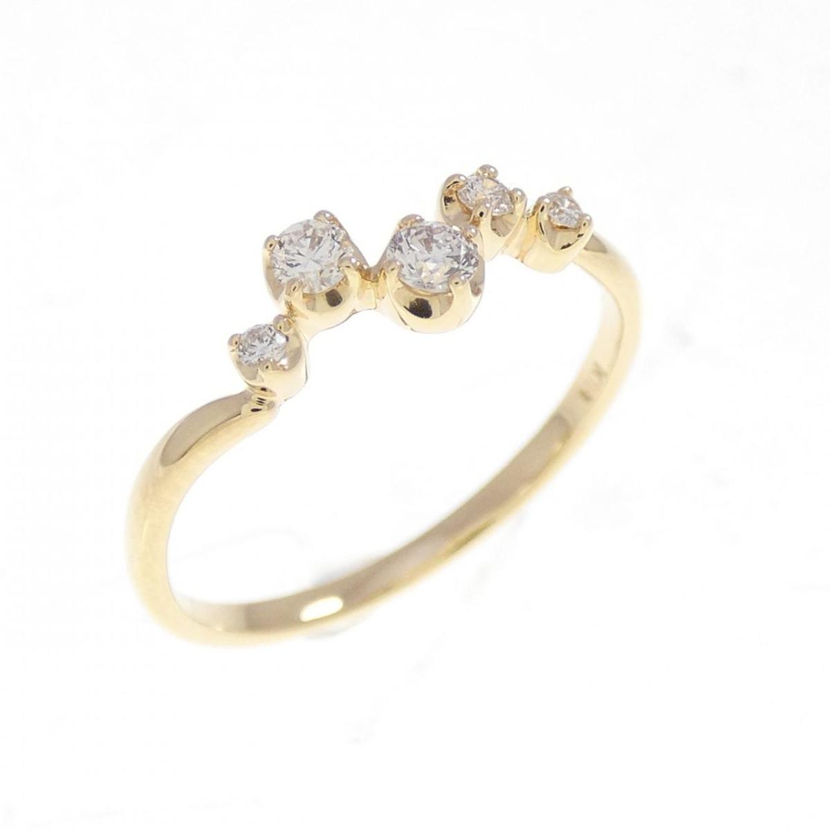 K18YG ダイヤモンド リング【中古】 36,140円