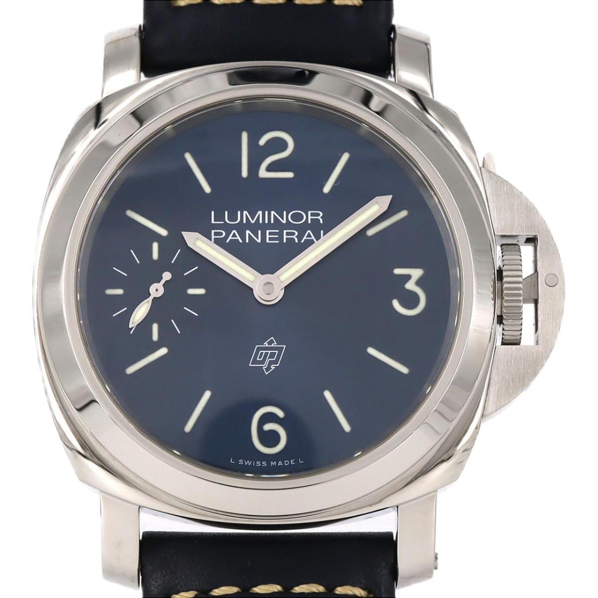 パネライ ルミノールブルーマーレ PAM01085 SS 手巻【中古】 メンズ腕時計-腕時計