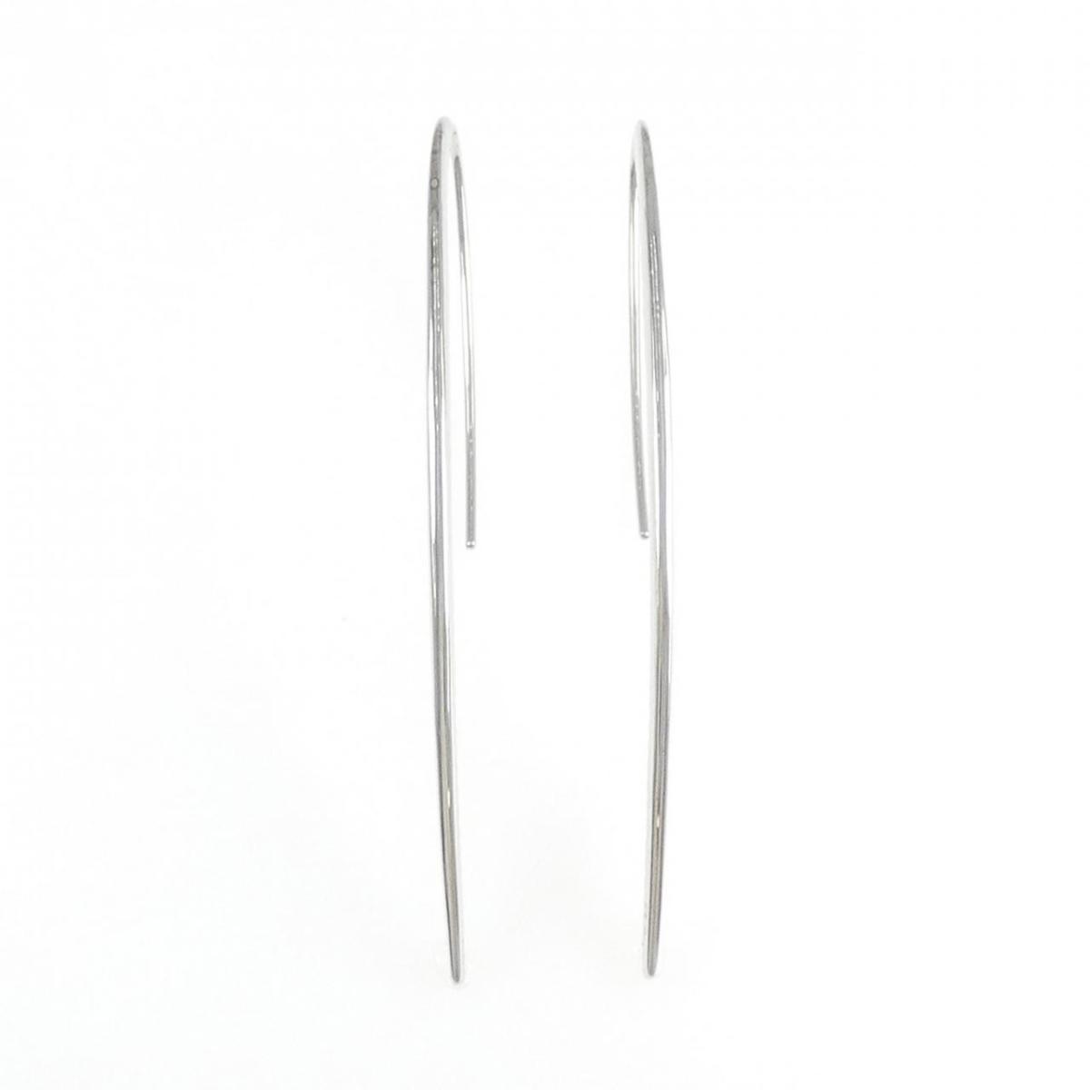 K18WG ダイヤモンド ピアス 0.50CT【中古】
