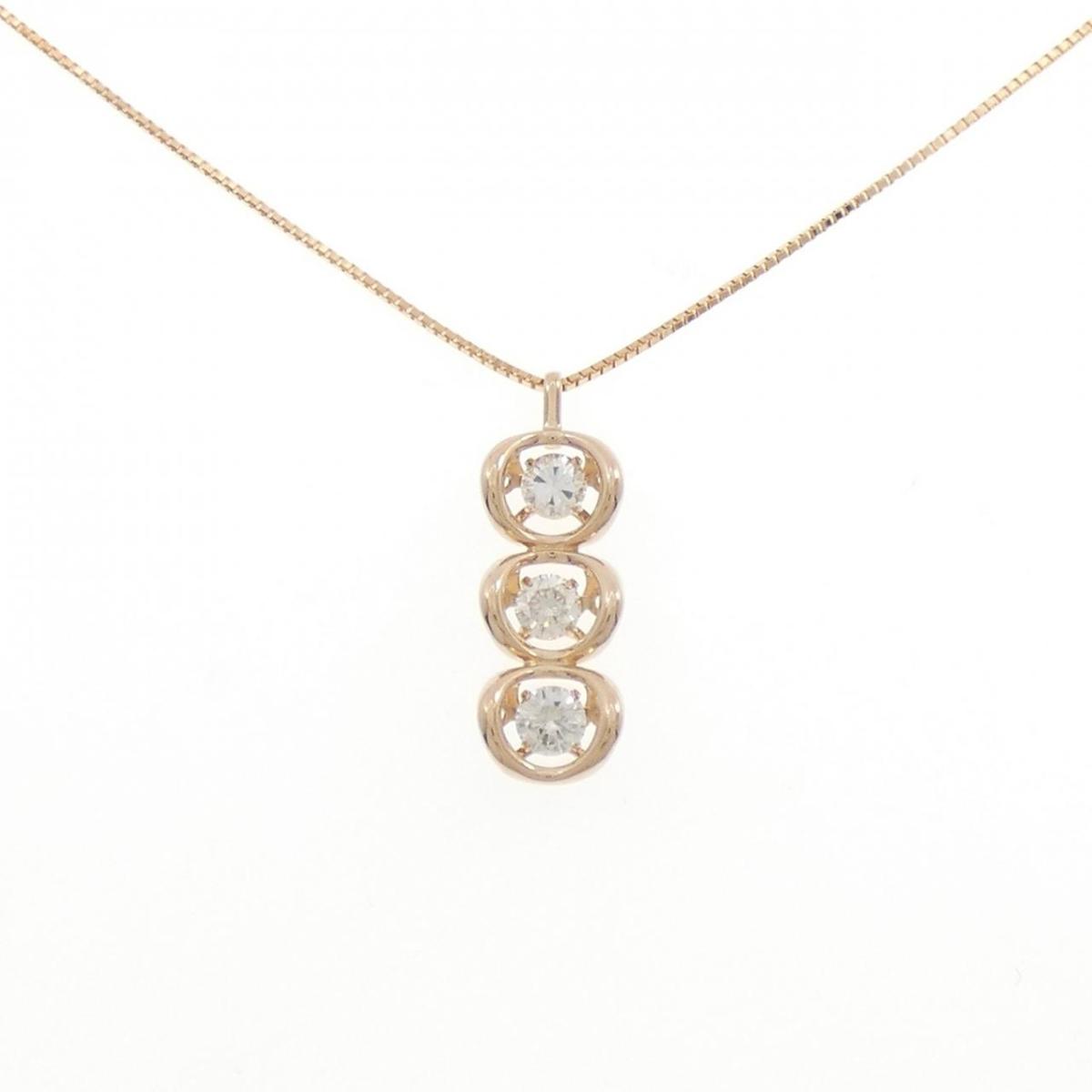 K18PG ダイヤモンド ネックレス 0.50CT【中古】 99,330円